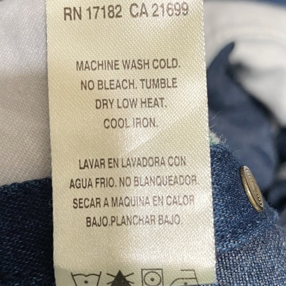 Green Relaxed Fit Denim Overalls with Adjustable Straps - Picture 14 of 15